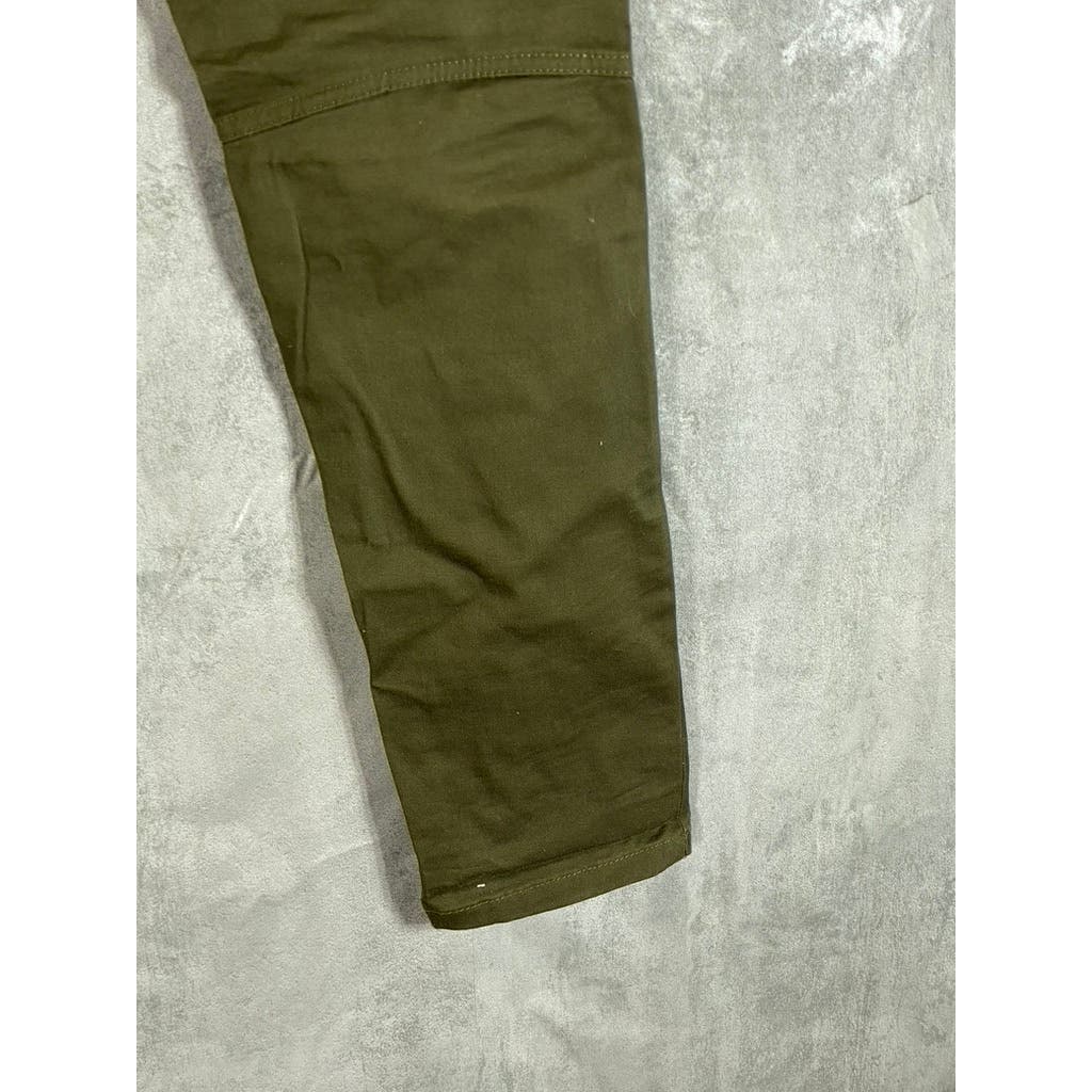 SPARK Men's Olive Green Ribbed Double Knee Pants SZ 32X32