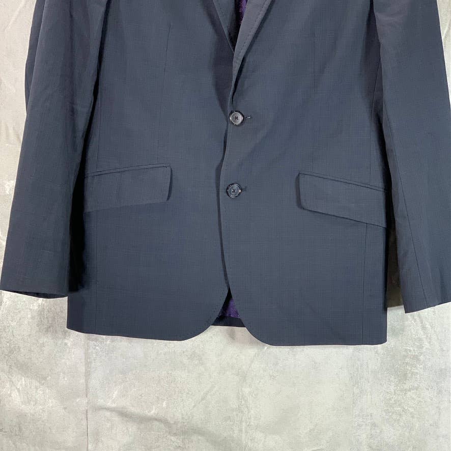 TED BAKER LONDON Men's Navy Endurance Regular-Fit Wool Two-Button Jacket SZ 40R