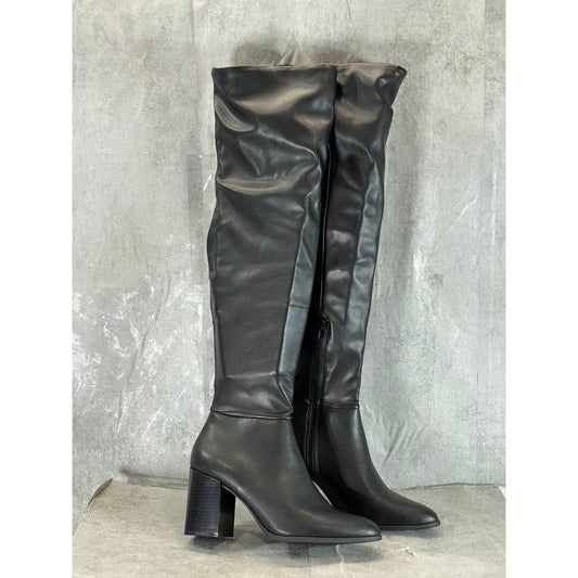 INC INTERNATIONAL CONCEPTS Women's Black Windee Over-The-Knee Heeled Boots SZ 9