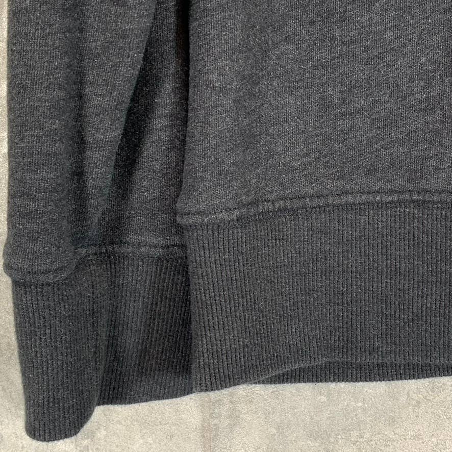 GOODFELLOW & CO Men's Charcoal Basic Regular-Fit Crewneck Sweatshirt SZ L