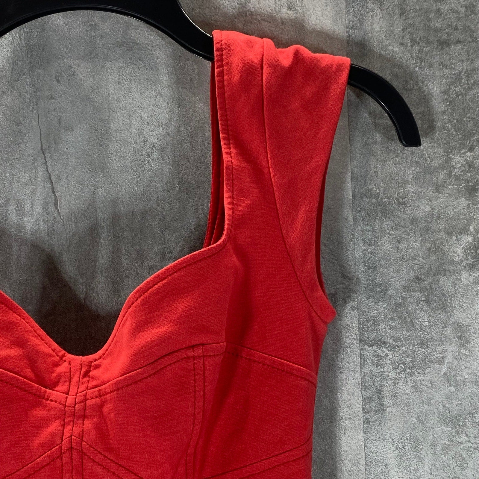 FRENCH CONNECTION Women's Scarlet V-Neck Cap-Sleeve Mini Dress SZ 0
