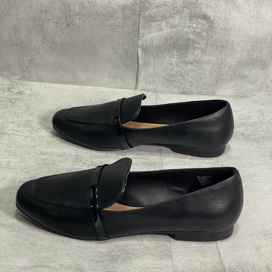 ESPRIT Black Madison Slip-On Almond Toe Loafers SZ 9