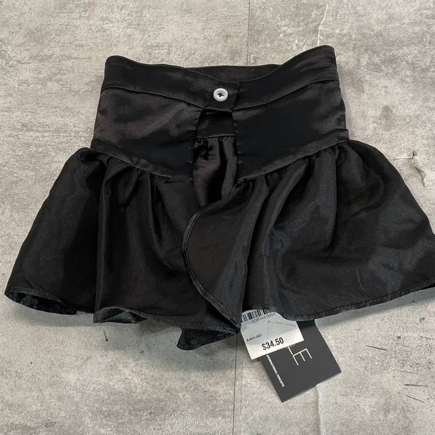 INC INTERNATIONAL CONCEPTS Women's Black Detachable Ruffled Faux Collar SZ OS