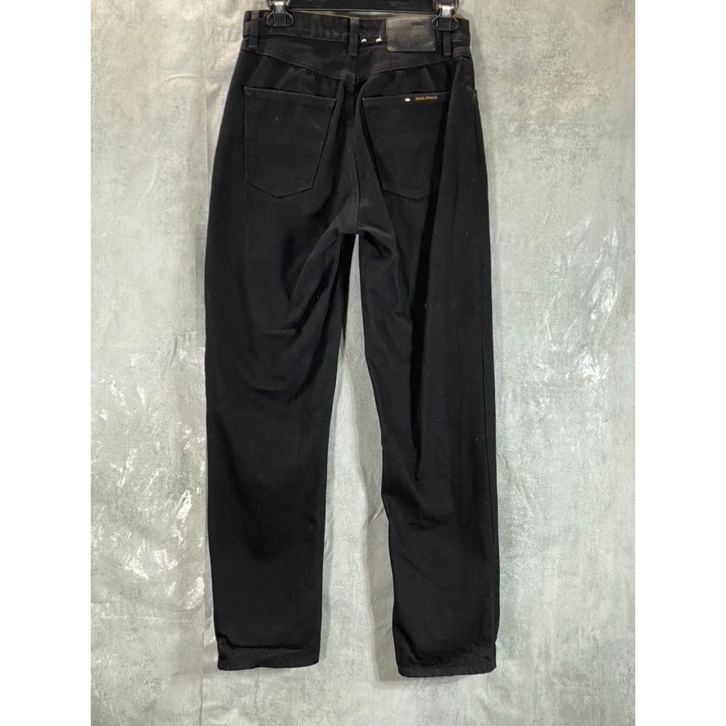 NUDIE JEANS Men's Black Soul Lofty Lo Denim Jeans SZ 26X30