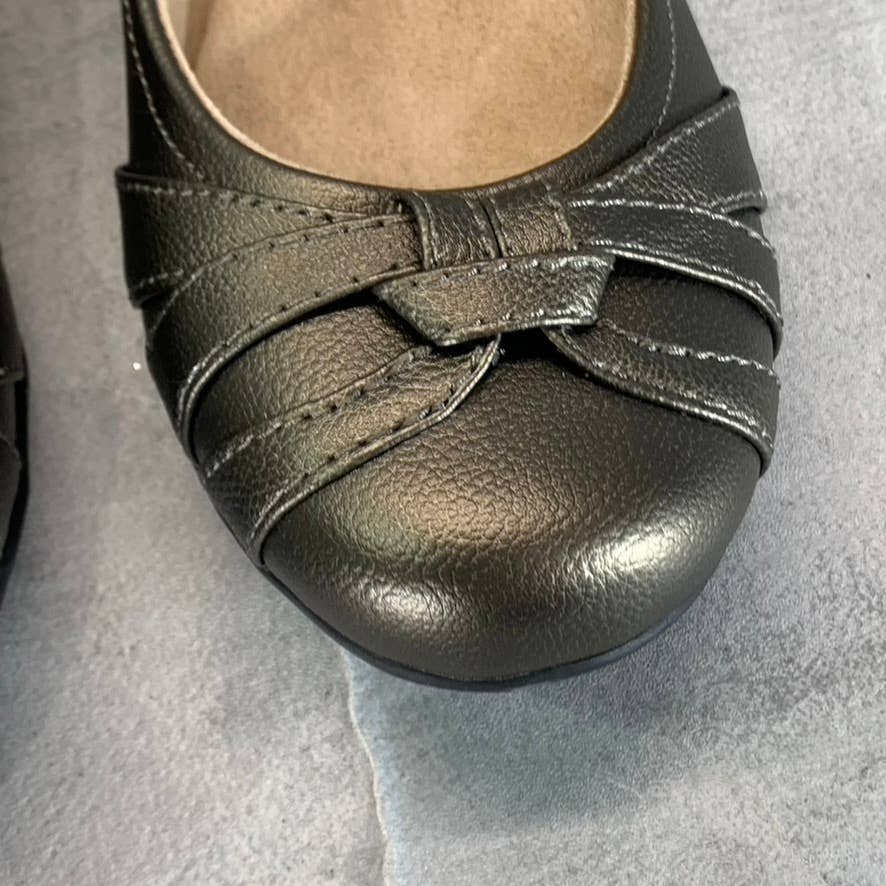 SOUL NATURALIZER Women's Nickle Smooth Gift Round-Toe Slip-On Flats SZ 9.5