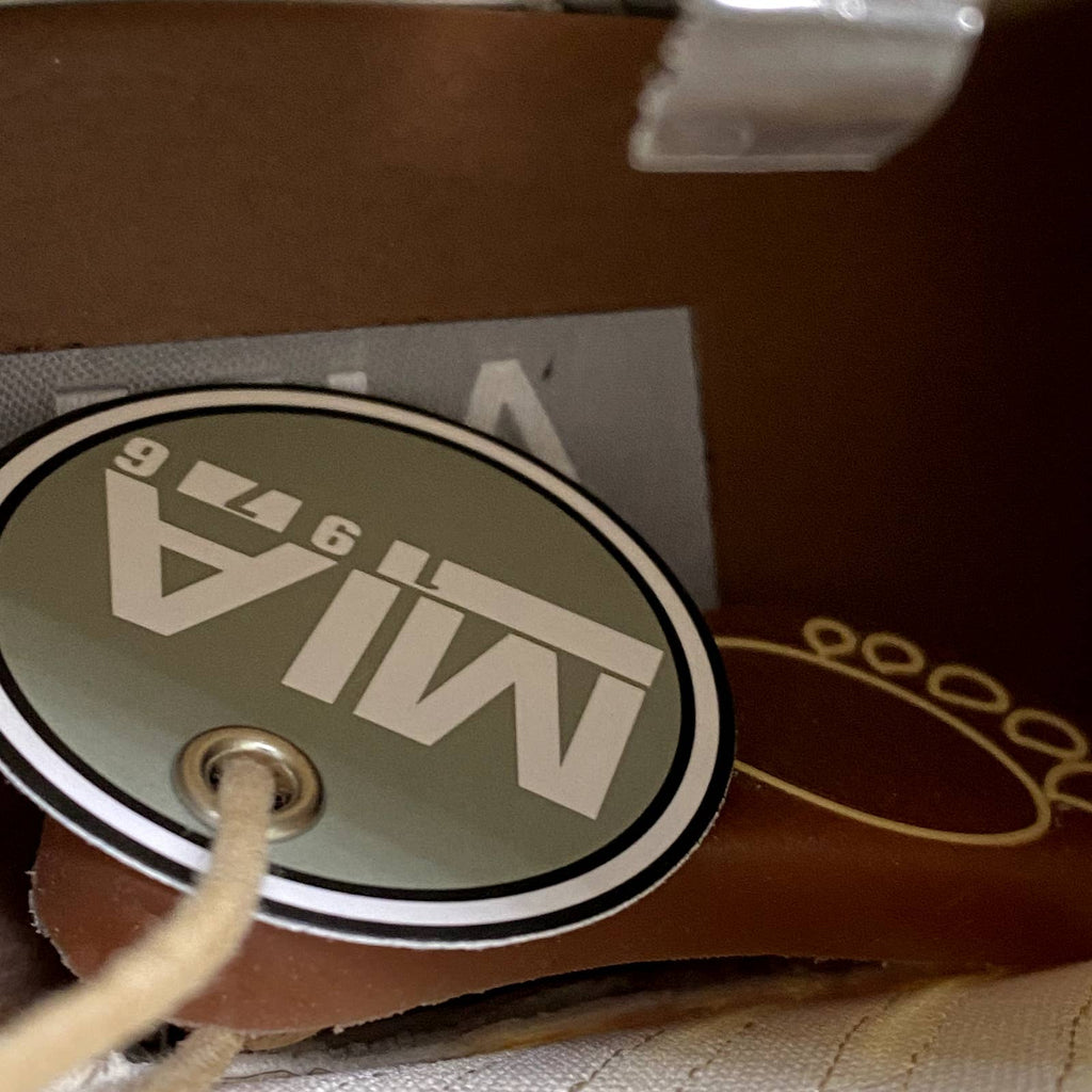 MIA Women's Ivory Croc Embossed Santos Round-Toe Pull-On Stacked-Heel Boots SZ 6