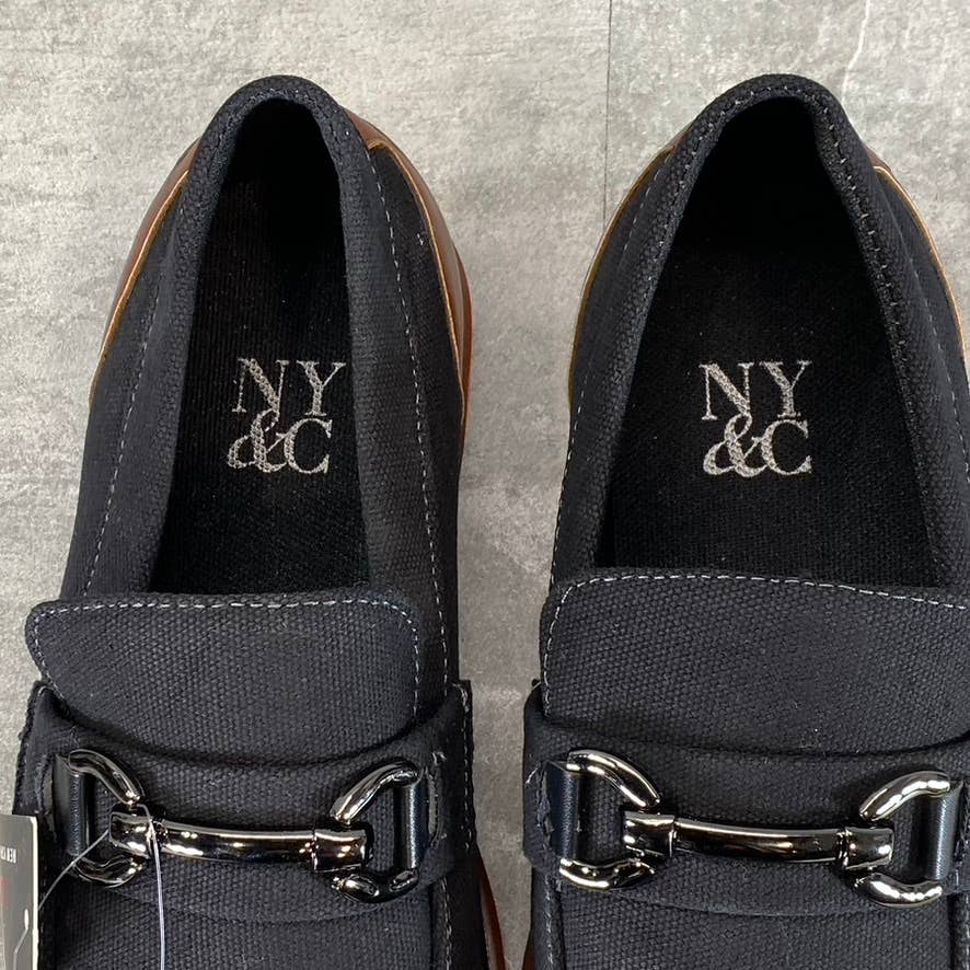 NEW YORK & COMPANY Men's Black Dwayne Slip-On Loafer SZ 11