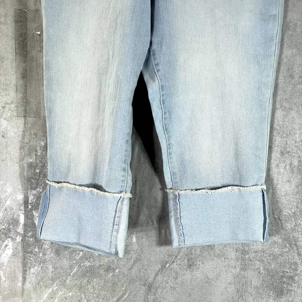 STYLE & CO Women's Petite Watch House Mid-Rise High-Cuff Capri Jeans SZ 6P