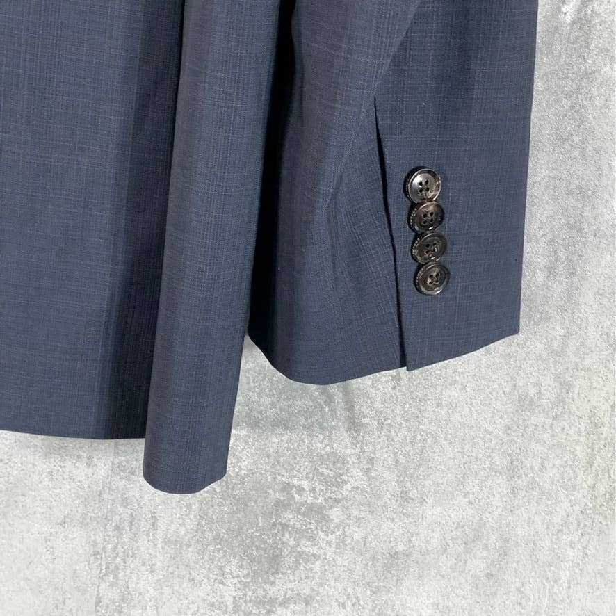 TED BAKER LONDON Men's Navy Endurance Regular-Fit Wool Two-Button Jacket SZ 40R