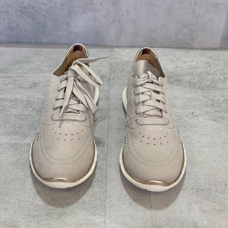 HUSH PUPPIES Medium Moyen Tricia Perf Leather Lace-Up Oxfords SZ 5.5