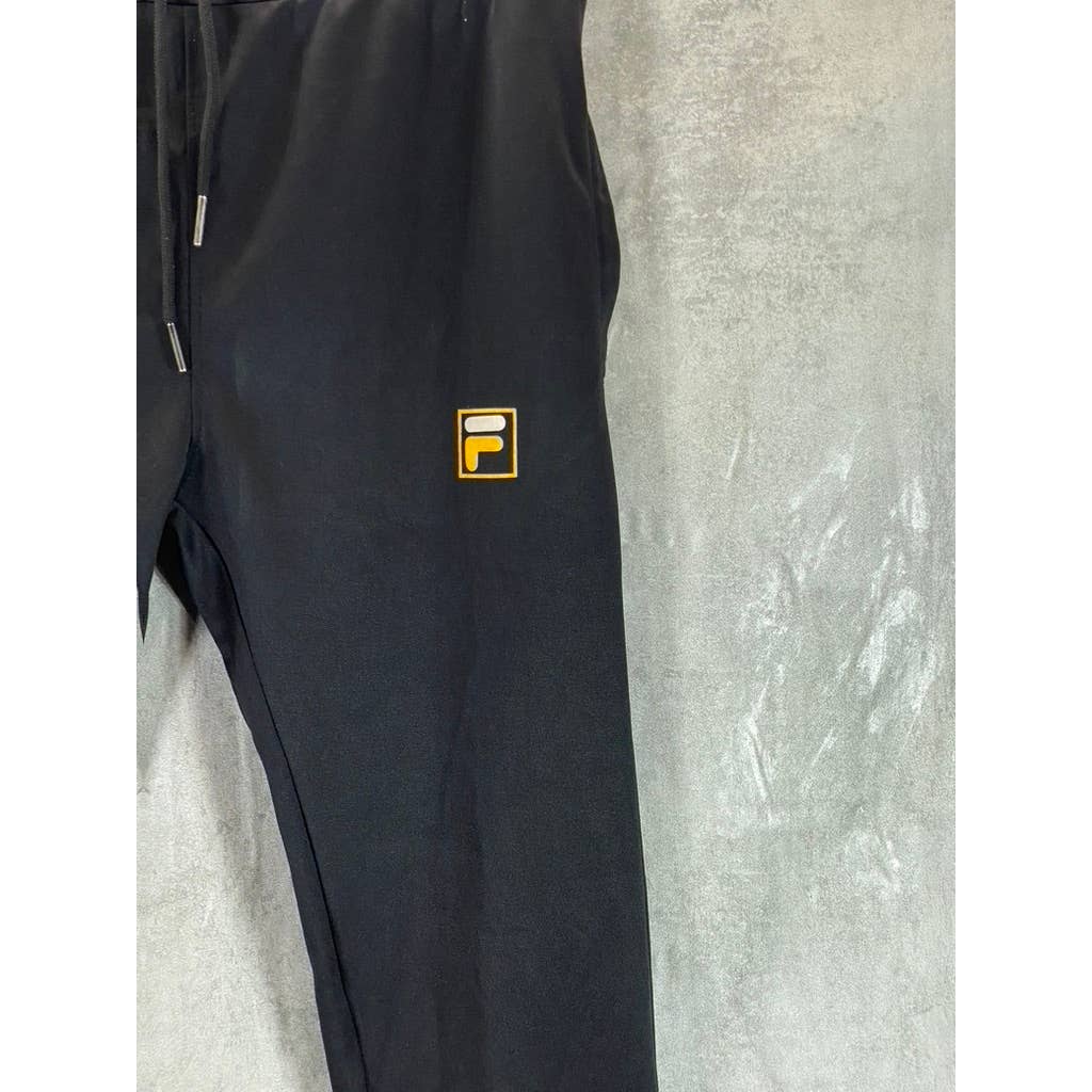 FILA Men's Black Solid Drawstring Waistband Pull-On Active Pants SZ 2XL