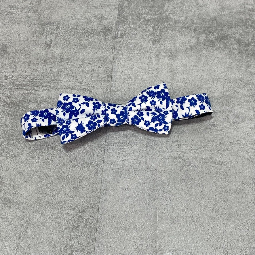 CUFFLINKS INC. Men's White Tropical Adjustable Bow Tie OS