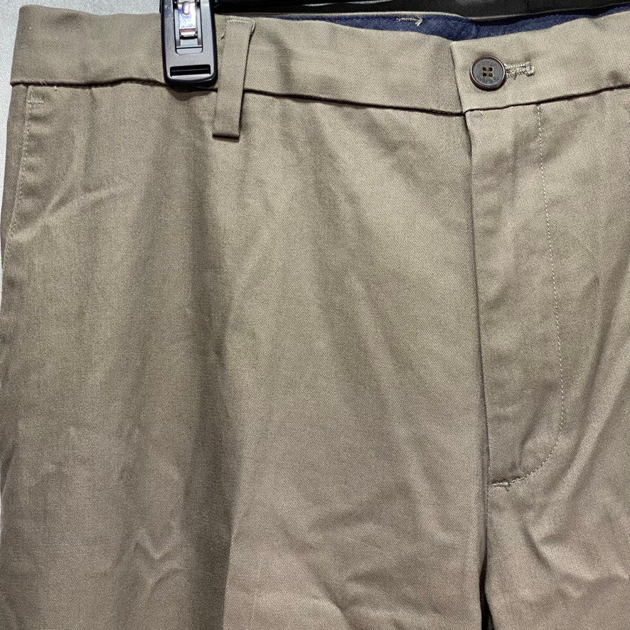 DOCKERS Brown Classic-Fit Stretch Signature Khaki Pants SZ 38X30