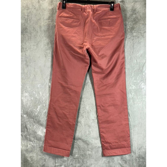 J.CREW Men's Coral Broken-In Straight-Leg Chino Pants SZ 32X32