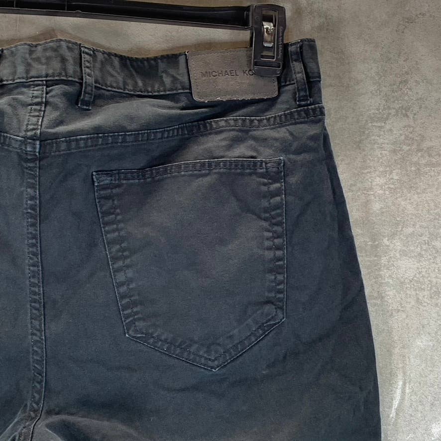 MICHAEL KORS Men's Midnight Parker Slim-Fit Stretch-Twill Pants SZ 36X32