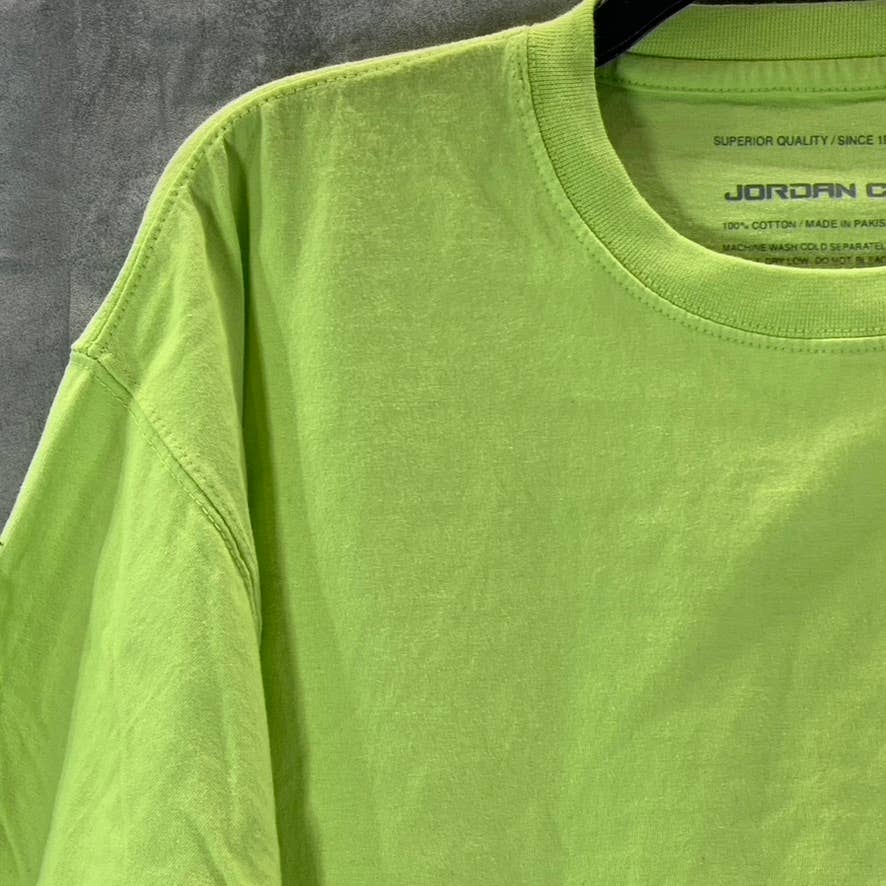 JORDAN CRAIG Men's Neon Green Crewneck Short-Sleeve T-Shirt SZ XL