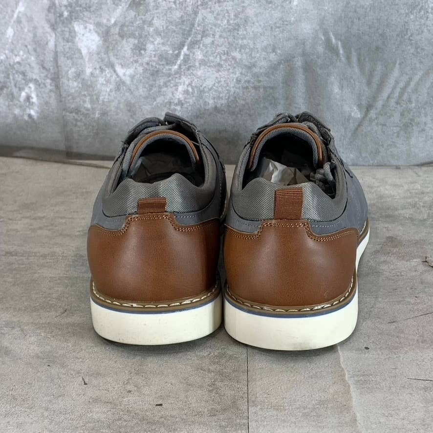 RESERVED FOOTWEAR NEW YORK Men's Grey Vertigo Lace-Up Oxford Shoes SZ 9