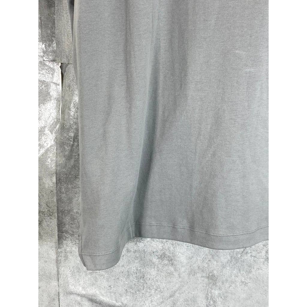 BANANA REPUBLIC Men's Gray Luxe Touch Crewneck Short Sleeve T-Shirt SZ XL