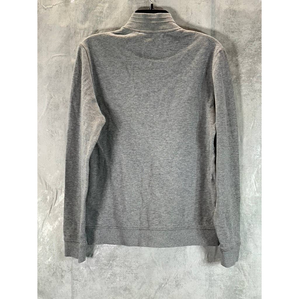 TED BAKER London Men's Grey Half-Zip Pullover Sweater SZ 2(S)