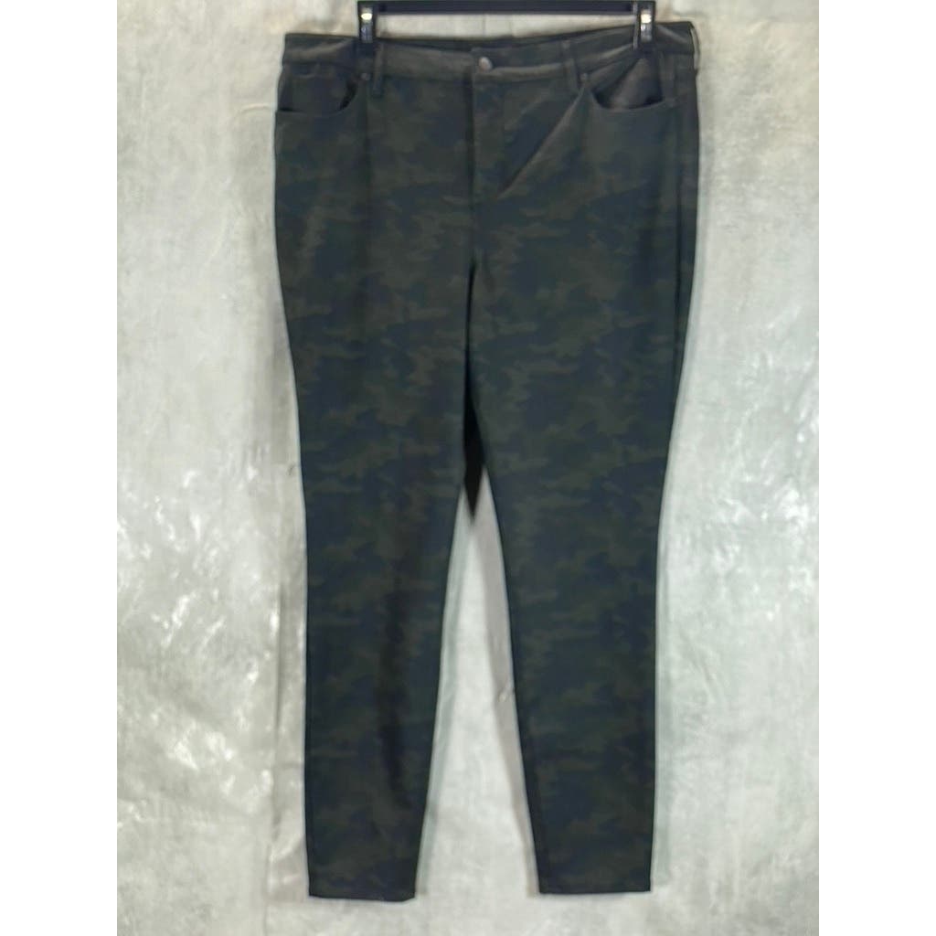 NYDJ Women's Urban Camo Mid-Rise Ami Skinny Ponte Pants SZ 16