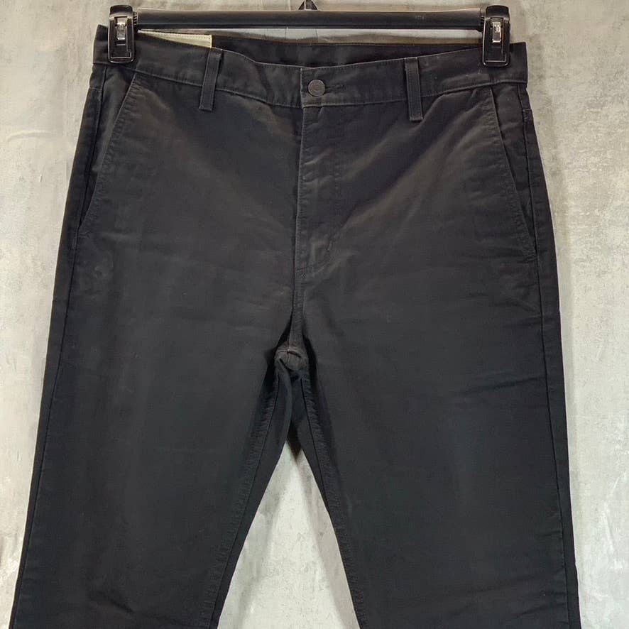 LEVI'S Men's Deep Black Slim-Fit Jeans SZ 33X30