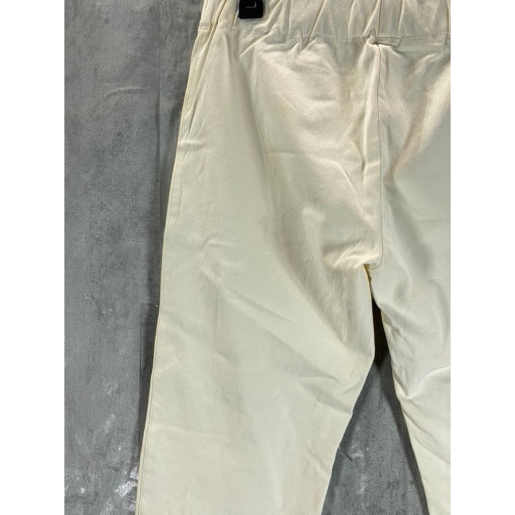 JOSPEH Women's Cream Mid-Rise Skinny-Fit Gabardine Stretch Leggings SZ 44(US 12)