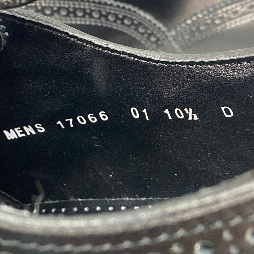 FLORSHEIM Black Lexington Wing-Tip Oxfords SZ 10.5