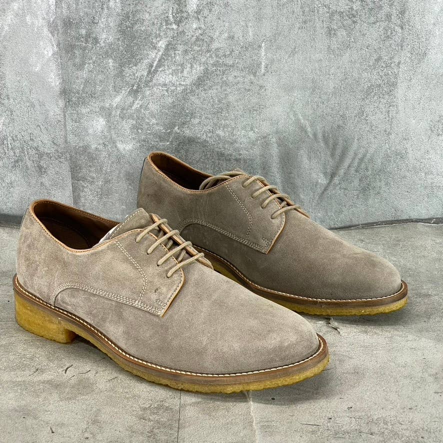 RESERVED FOOTWEAR NEW YORK Men's Taupe Octavious Lace-Up Oxford Shoes SZ 8.5