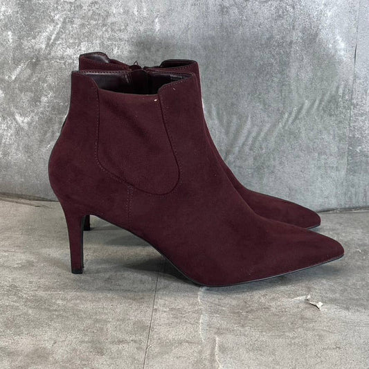 ALFANI Step N' Flex Women's Dark Berry Jacklynne Pointed-Toe Dress Booties SZ 9