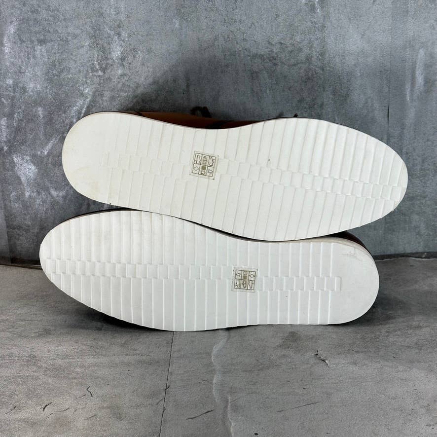 THOMAS & VINE Men's Cognac Keegan Tru Comfort Foam Lace-Up Chukka Boots SZ 12