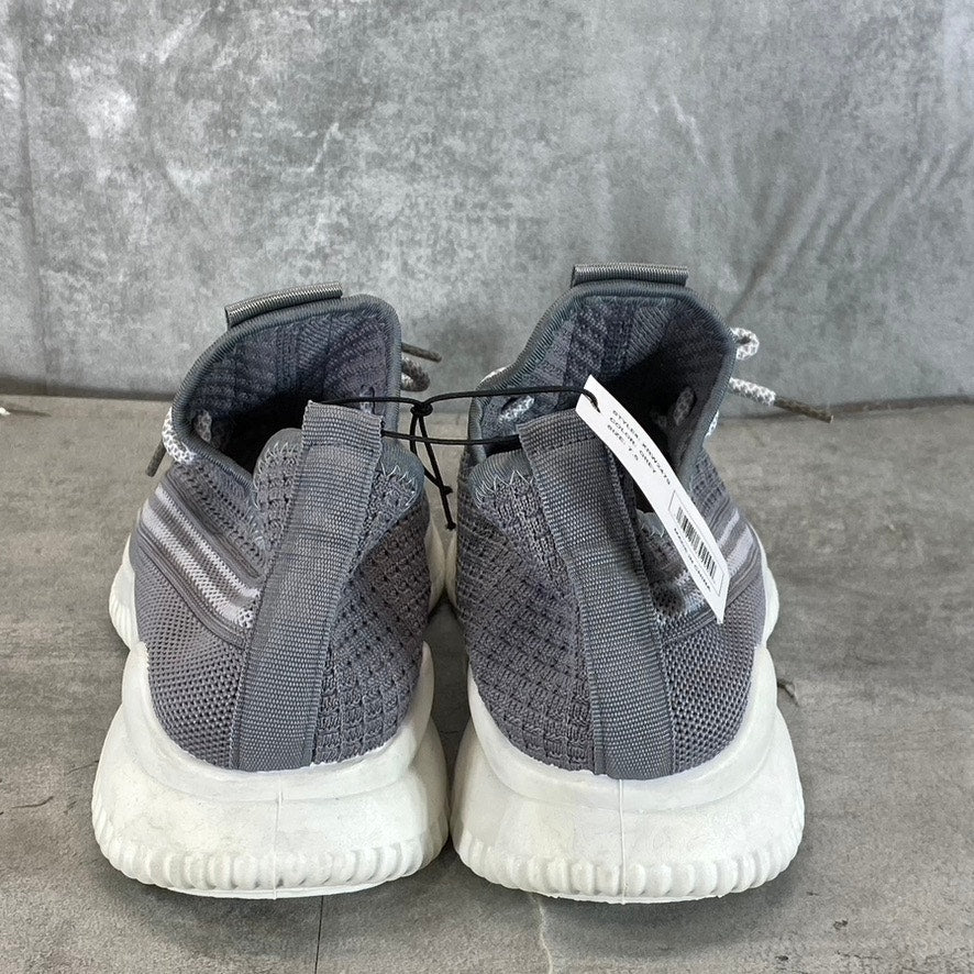 XRAY FOOTWEAR Men's Gray Knit Breathable Niko Lace-Up Sneakers SZ 7.5