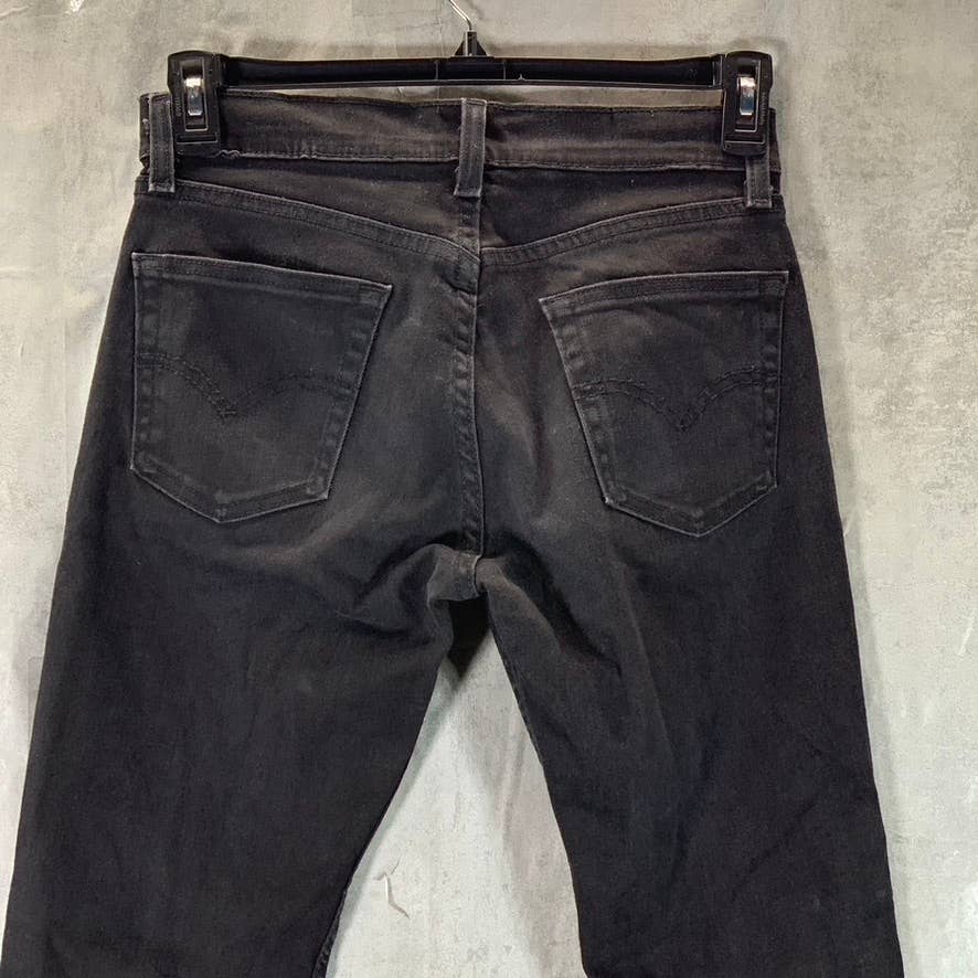 LEVI'S Men's Black Solid Slim-Fit Stretch Flex Jeans SZ 29X30