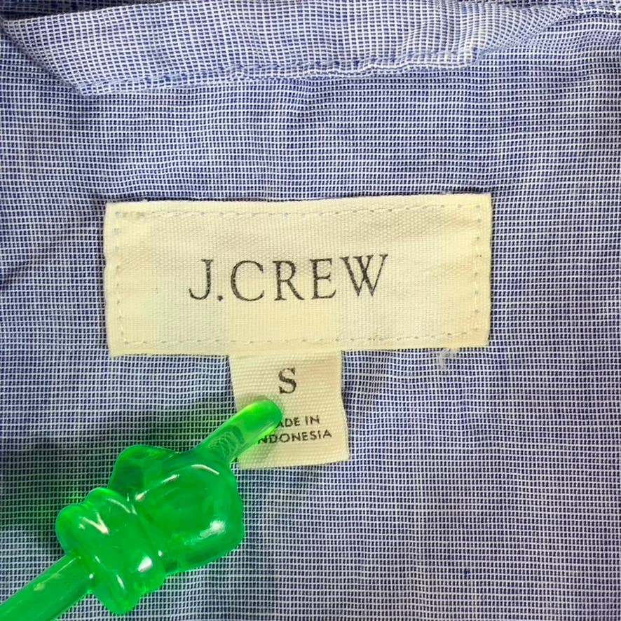 J.CREW Men's Eoe Bold Peri Cotton Button-up Pajama Top SZ S