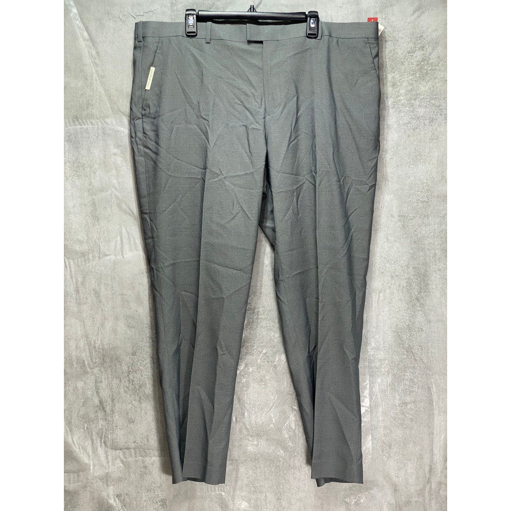 PERRY ELLIS Portfolio Gray Modern-Fit Performance Dress Pants SZ 42X30