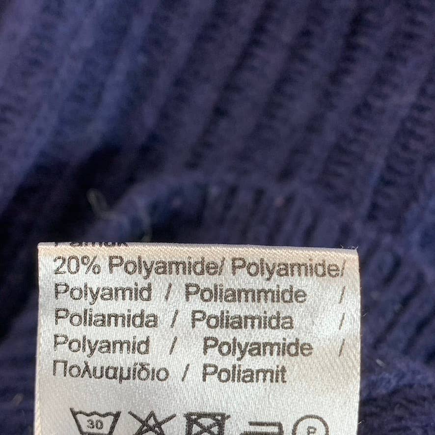 LACOSTE Men's Navy Blue Crewneck Classic-Fit Ribbed Long-Sleeve Sweater SZ 3XL