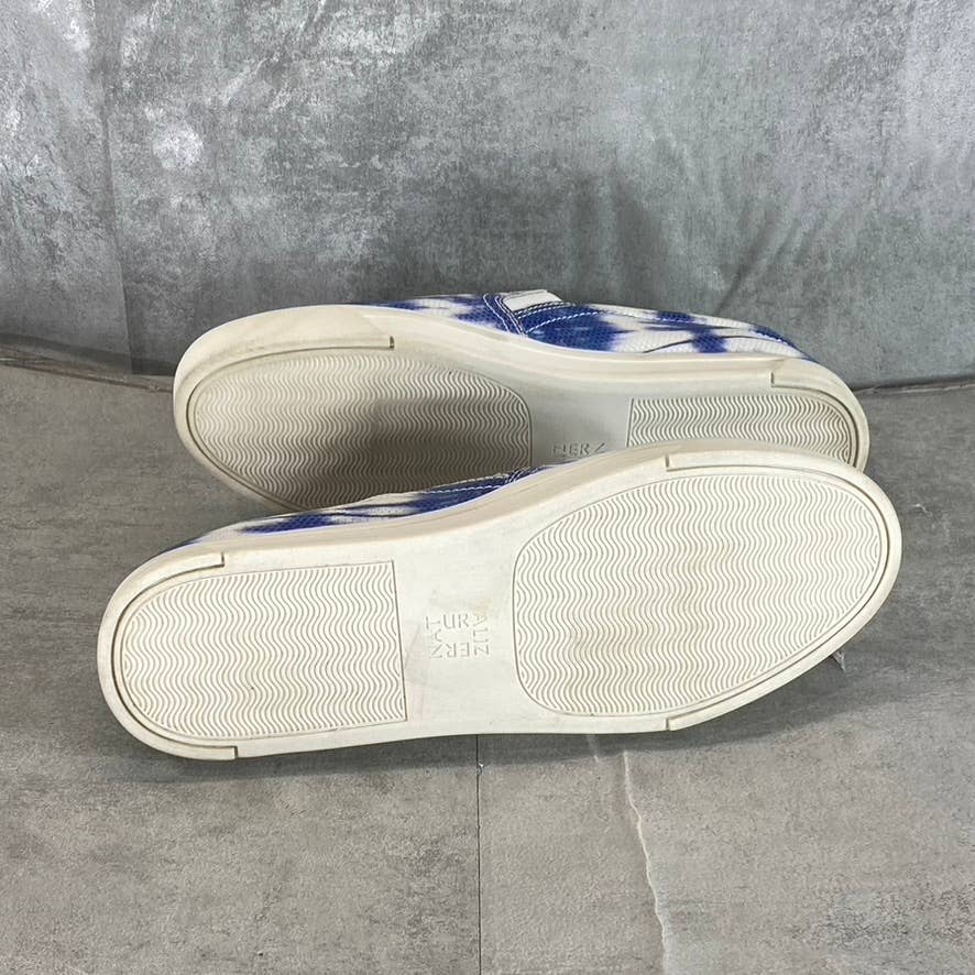 NATURALIZER Women's Blue Tie-Dye Aileen Round-Toe Slip-On Sneakers SZ 10