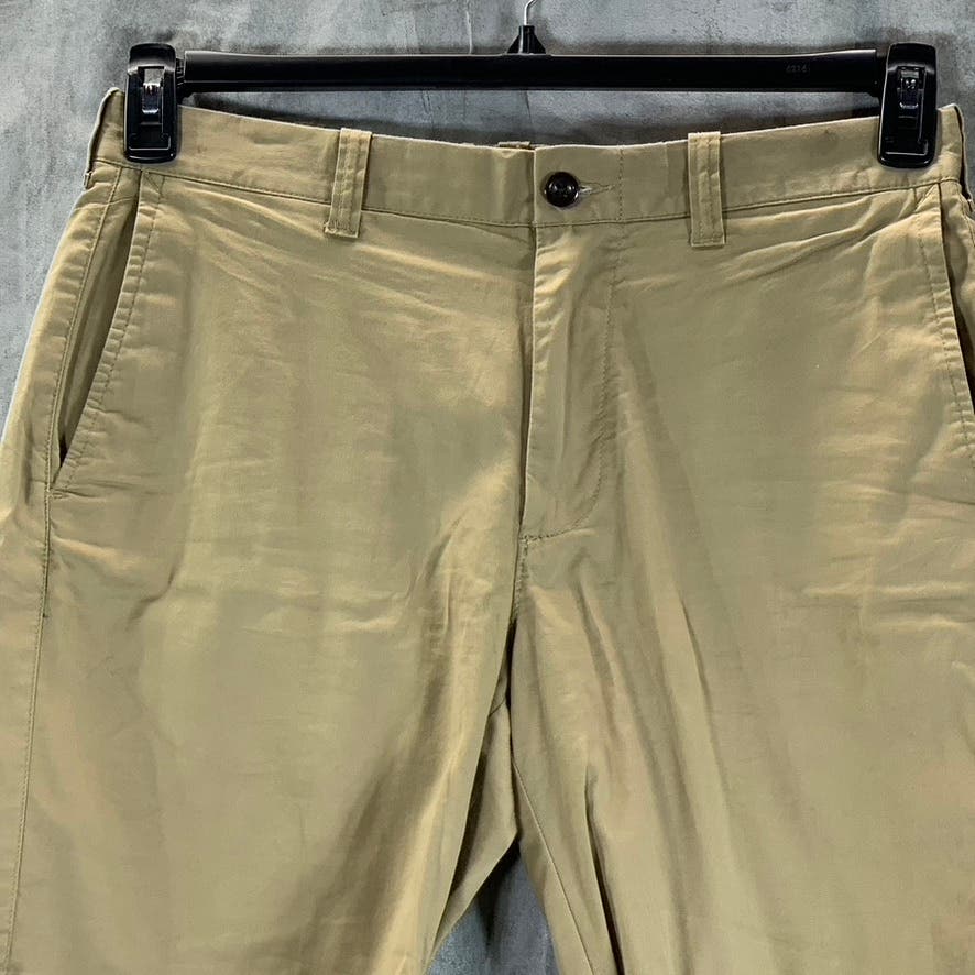 J.CREW Men's Khaki Regular-Fit 9" Stretch Chino Shorts SZ 32