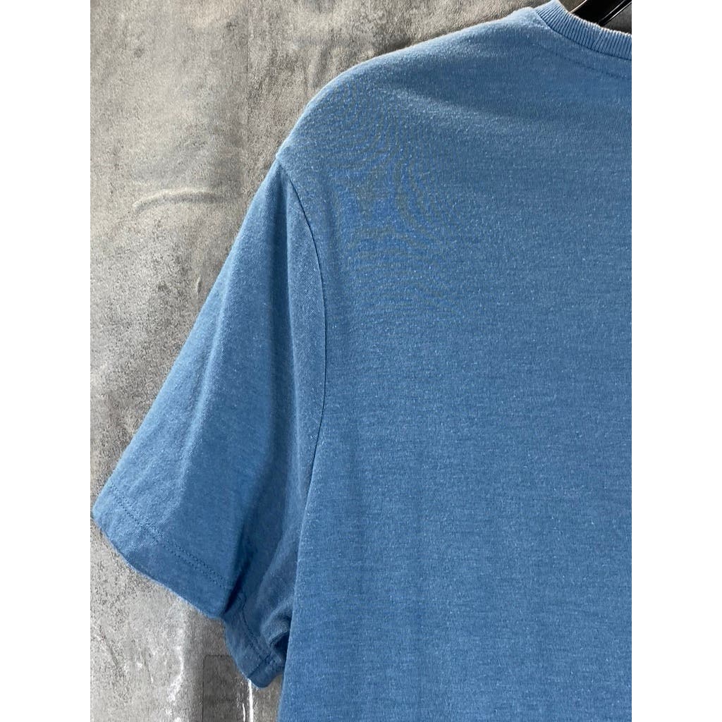 GOODFELLOW & CO Men's Blue Crewneck Short-Sleeve Lyndale T-Shirt SZ M