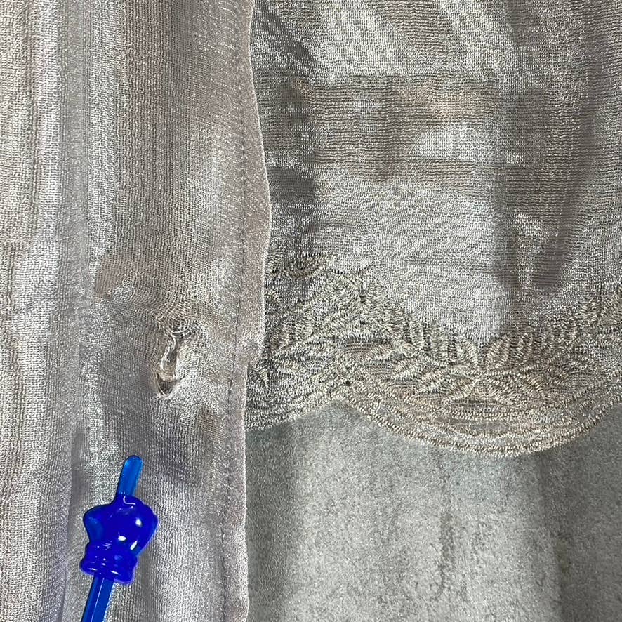 INC INTERNATIONAL CONCEPTS Women's Silver Crescent Scalloped Wrap SZ OS