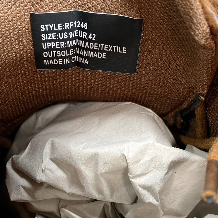 RESERVED FOOTWEAR NEW YORK Men's Cognac Vertigo Lace-Up Oxford Shoes SZ 9