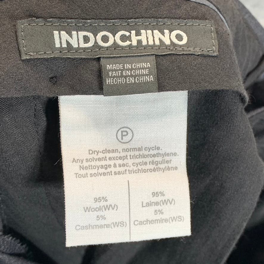 INDOCHINO Men's Charcoal Herrogate Flat-Front Dress Pants SZ 32X30