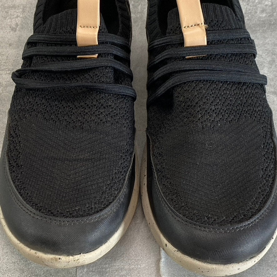 ROCKPORT Women's Black Knit TruFLEX Fly Washable Bungee Slip-On Sneakers SZ 8.5