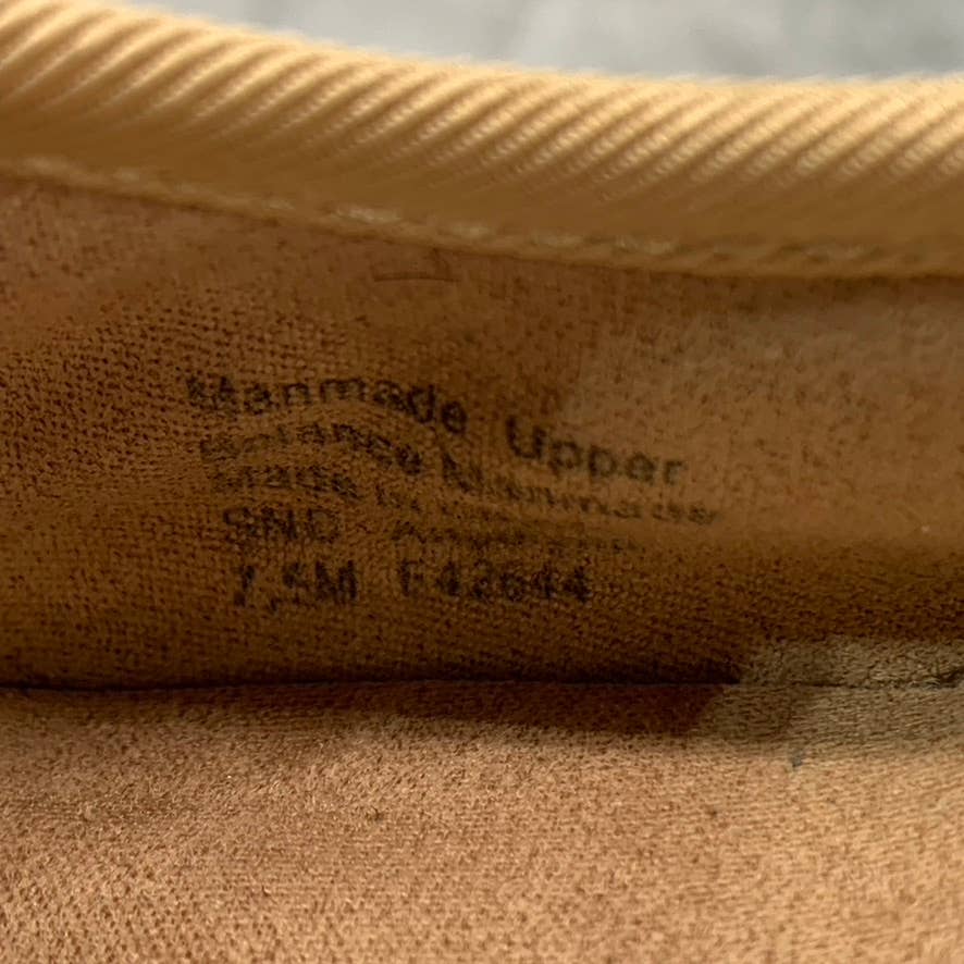 STYLE & CO Women's Gold Angelynn Rhinestone Embellished Slip-On Flats SZ 7.5