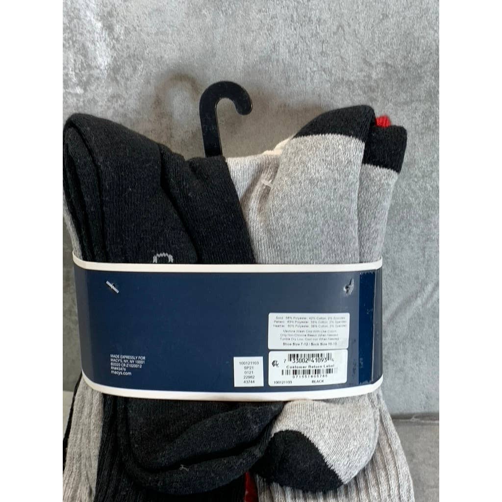 CLUB ROOM Men's Multi Striped 8-Pack Crew Socks SZ 10-13