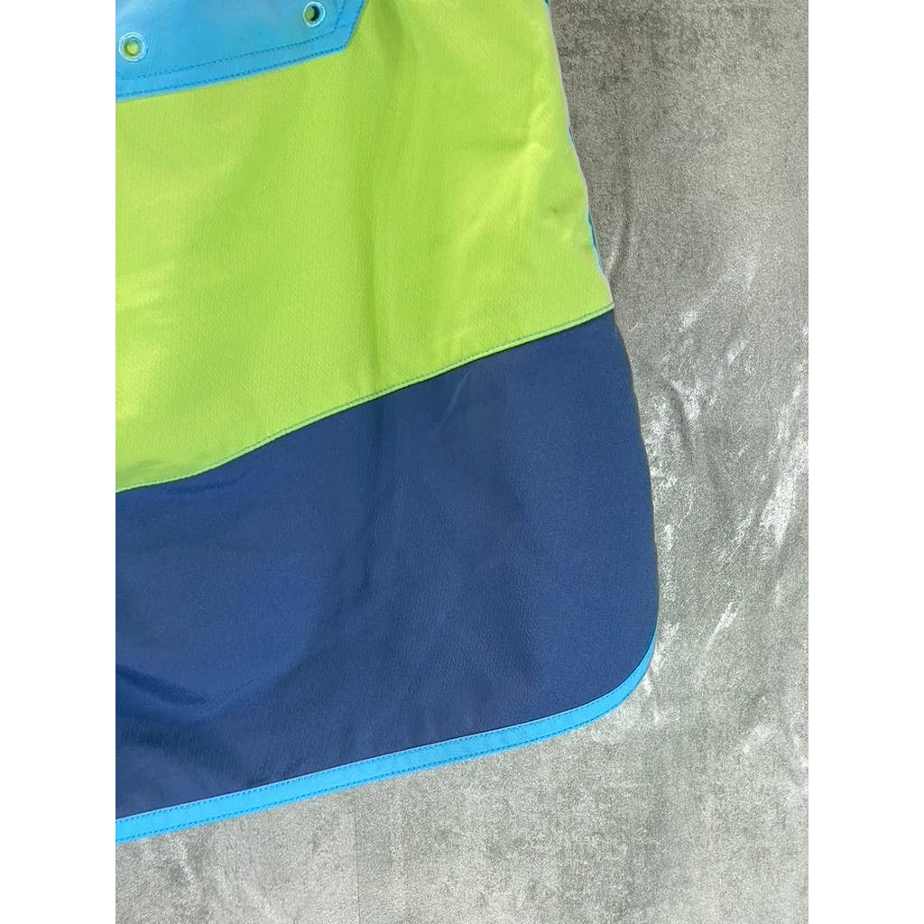 VINEYARD VINES Men's Neon Colorblock Pull-On Swim Trunks SZ 34