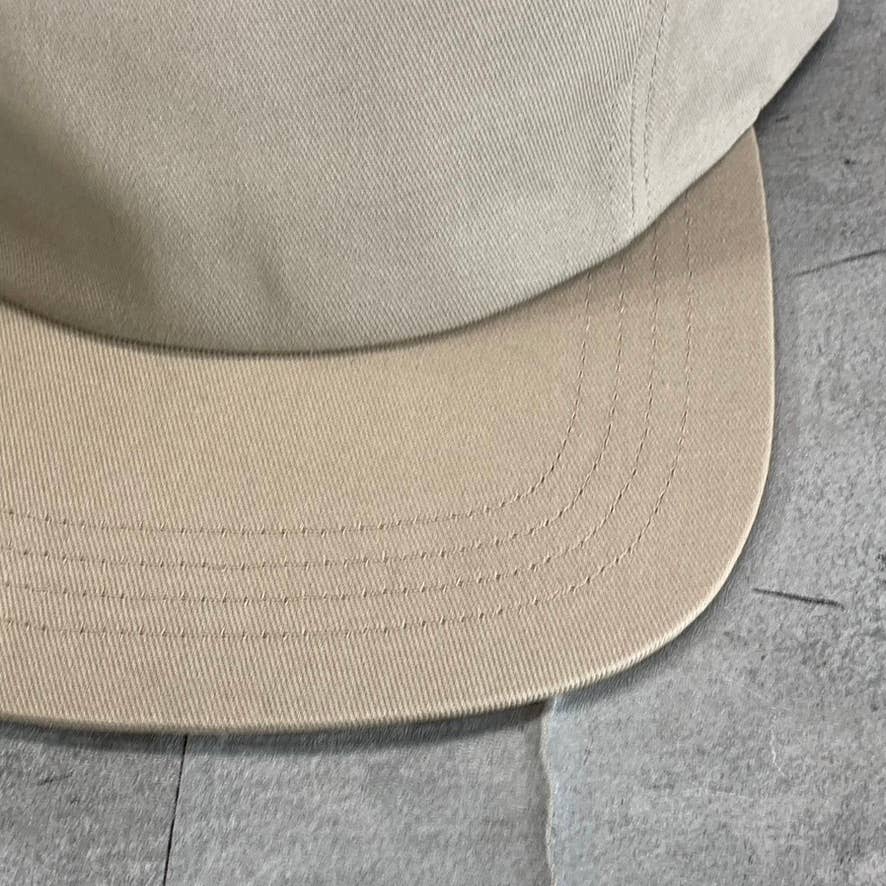 SUN+STONE Men's Brown Cord Solid Panel Adjustable Baseball Cap SZ OS