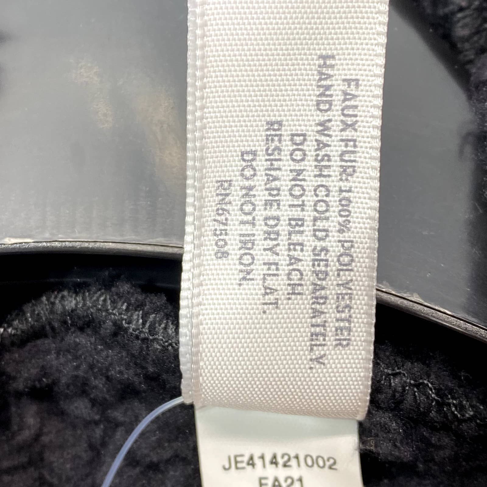 JENNI Women's Black Hooded Sherpa Kangaroo Pocket Pullover Poncho SZ OS