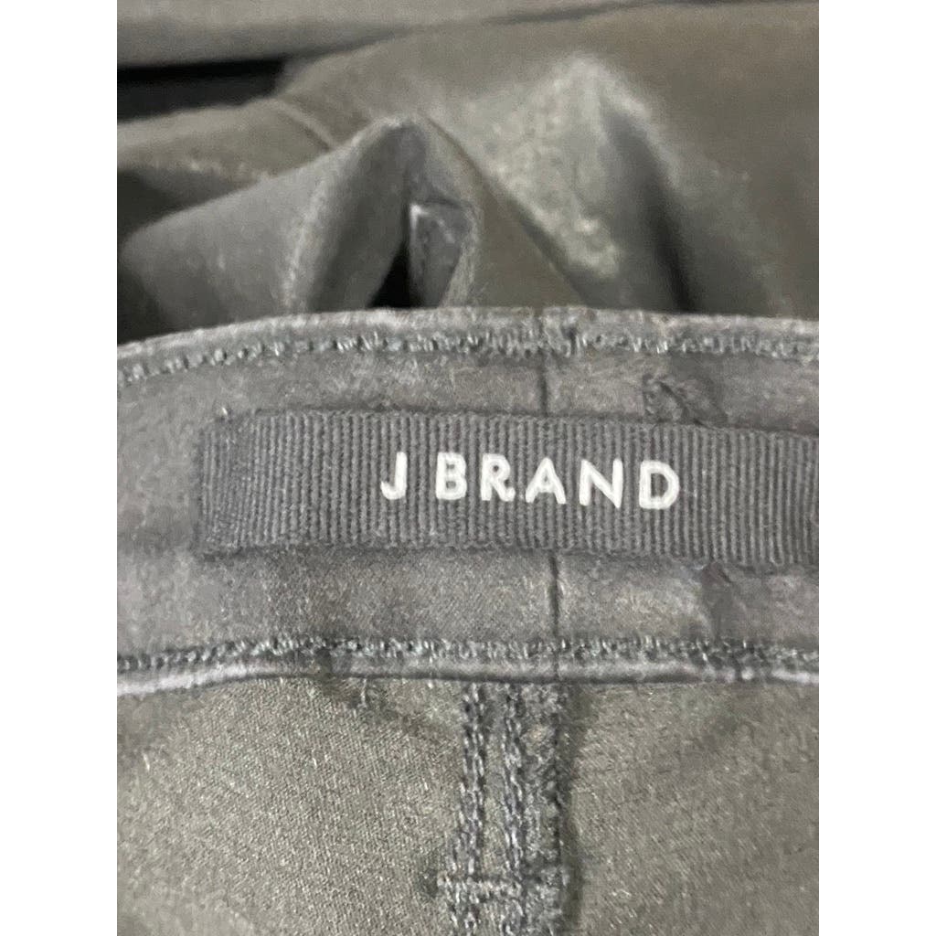 J BRAND Women's Stellar Black Solid Alma High-Rise Straight Jeans SZ 29