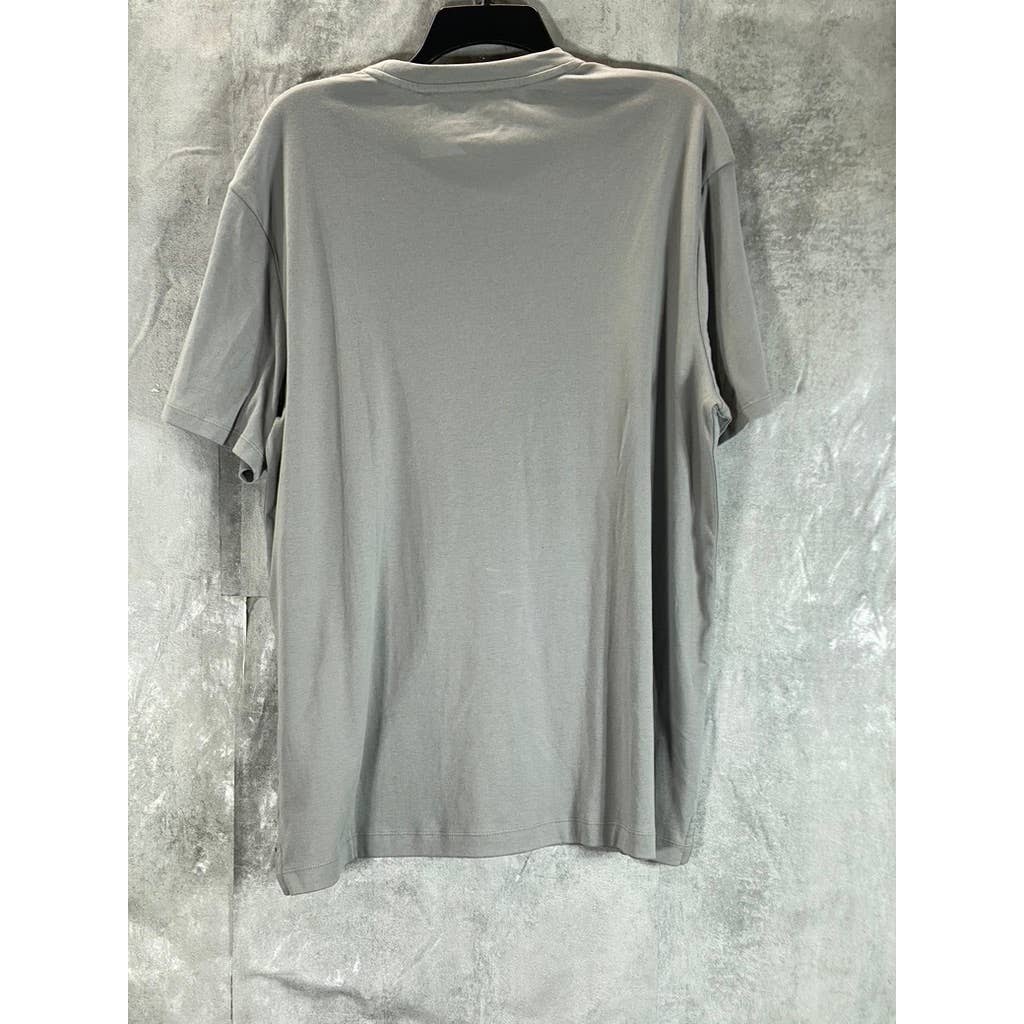 BANANA REPUBLIC Men's Gray Luxe Touch Crewneck Short Sleeve T-Shirt SZ XL