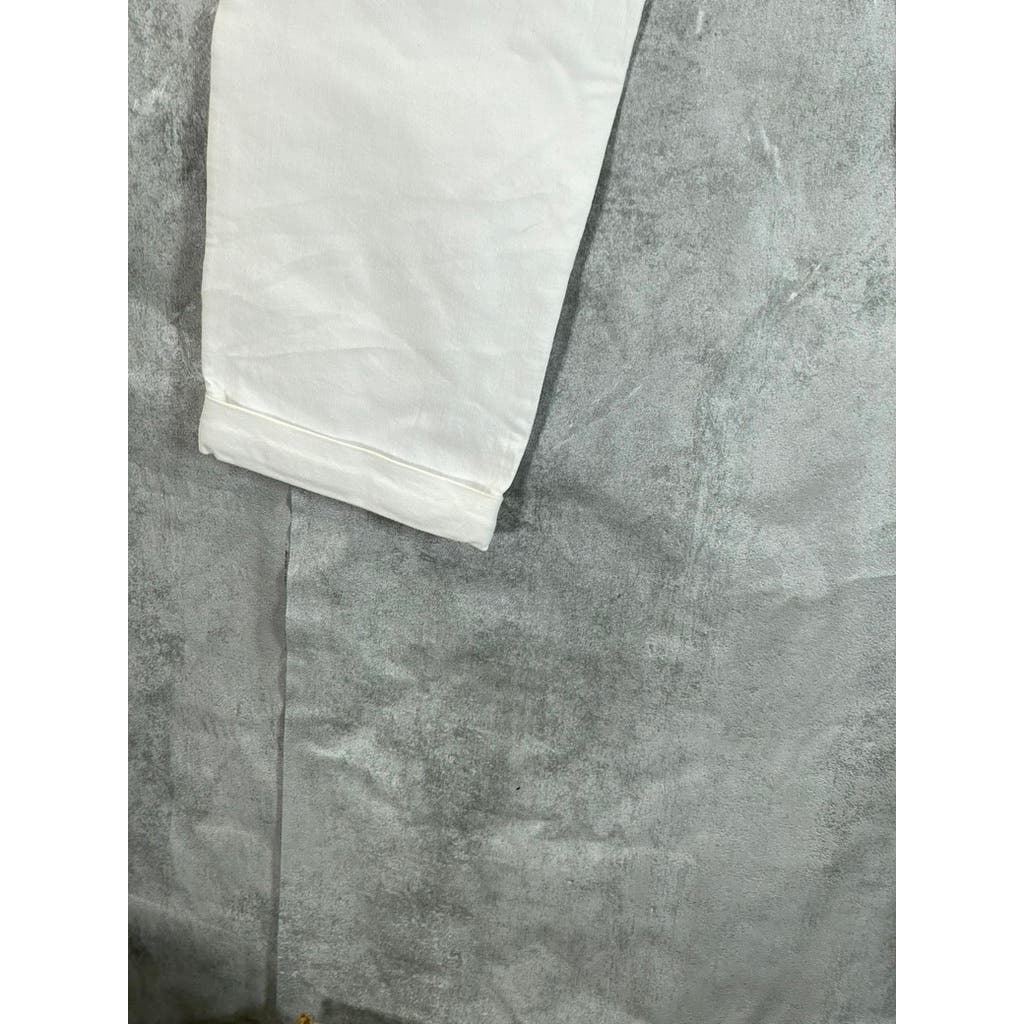 NYDJ Women's White Lift Tuck Boyfriend Jeans SZ 16